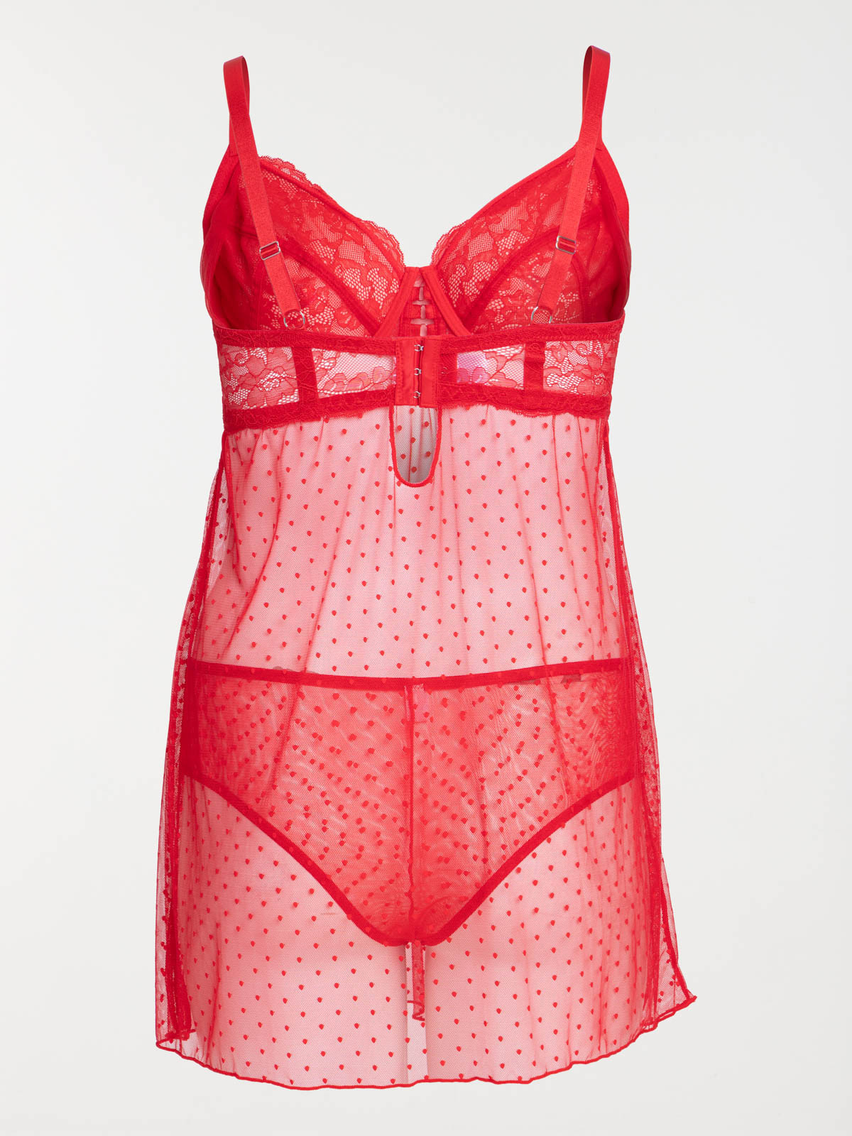 Nuisette et shorty grande taille femme