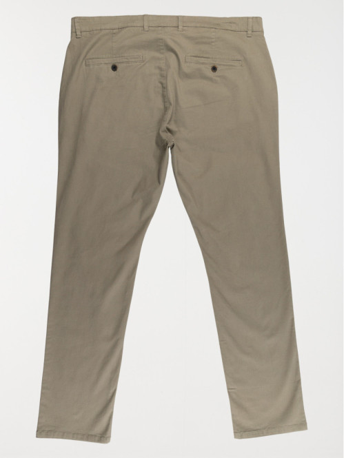 Pantalon chino grande taille homme