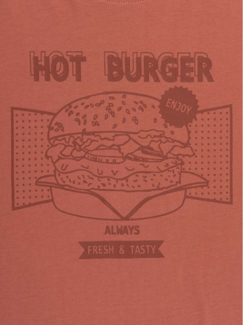 Tee-shirt hot burger garçon...
