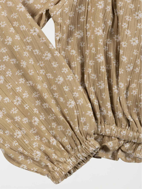 Blouse imprimée fille (XXS-M)