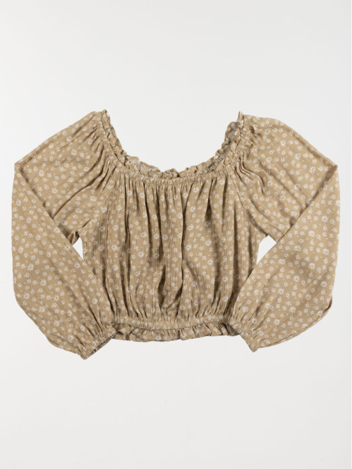 Blouse imprimée fille (XXS-M)