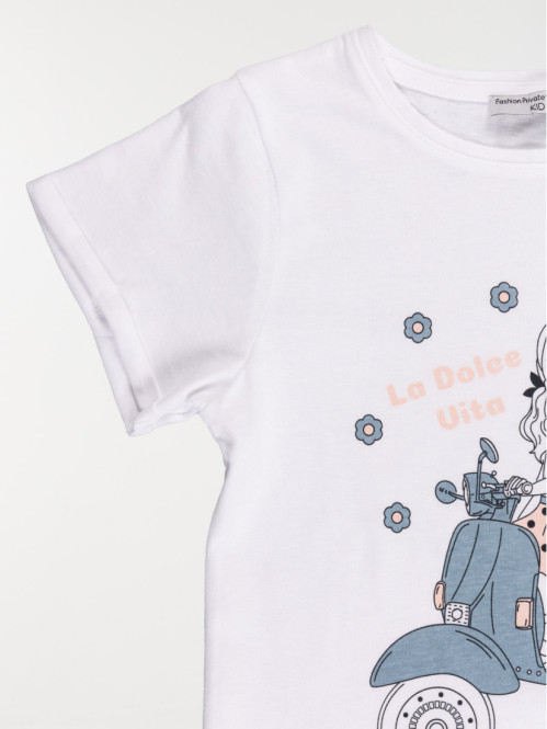 Tee-shirt la dolce vita fille (3-12A) Tee-shirt la dolce vita fille (3-12A)