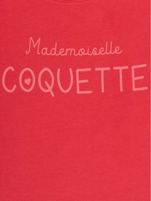 Tee-shirt coquette fille...