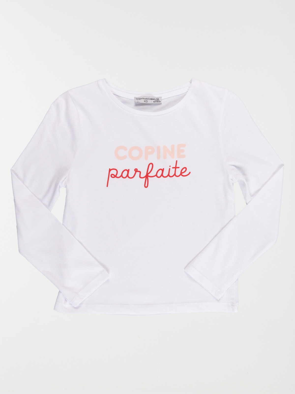 Tee-shirt copine parfaite fille (3-12A)