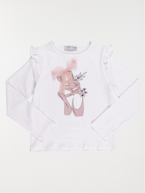 T-shirt ballerines fille (3-12A)