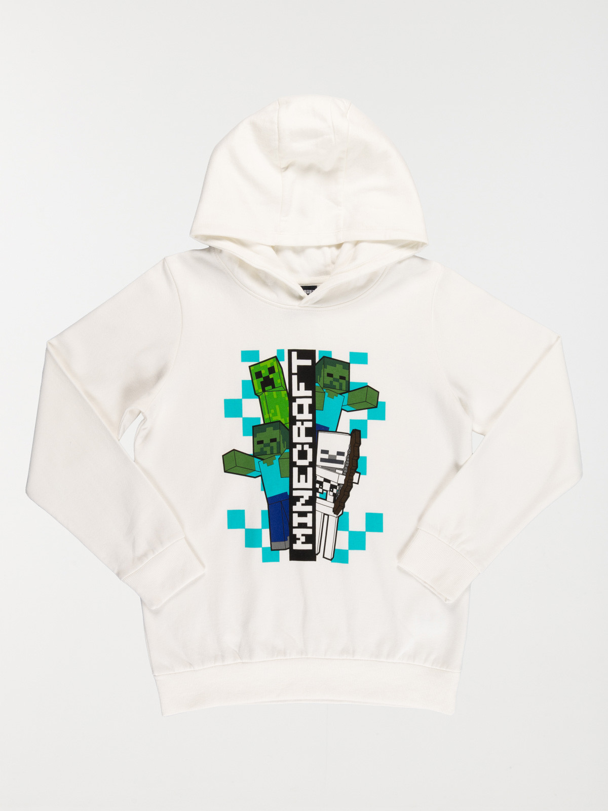 Sweat à capuche Minecraft garçon (3-12A)