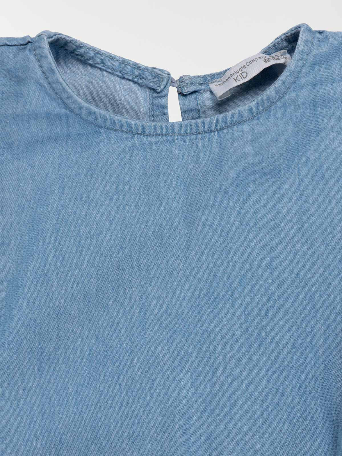 Robe manches bouffantes fille (3-12A)