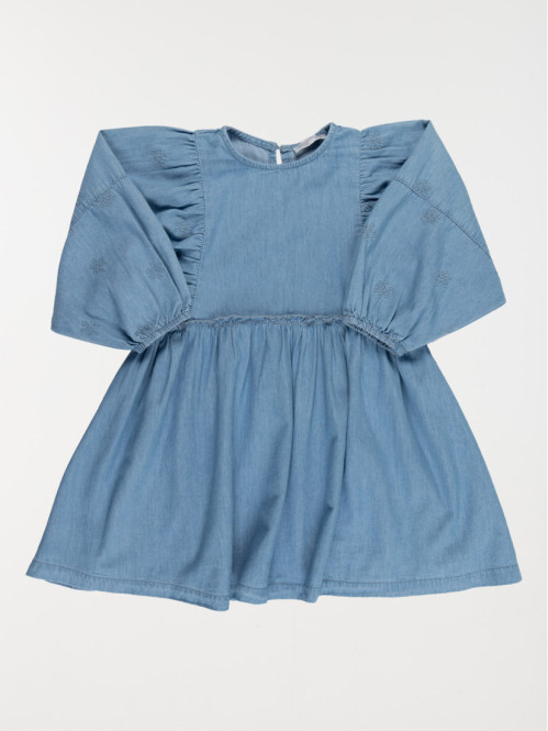 Robe manches bouffantes fille (3-12A)