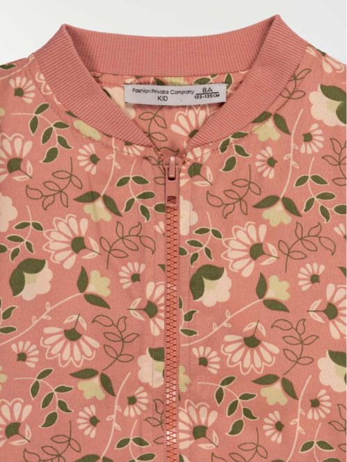 Bombers fleuri fille (3-12A)