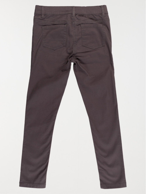 Pantalon gris violet fille...