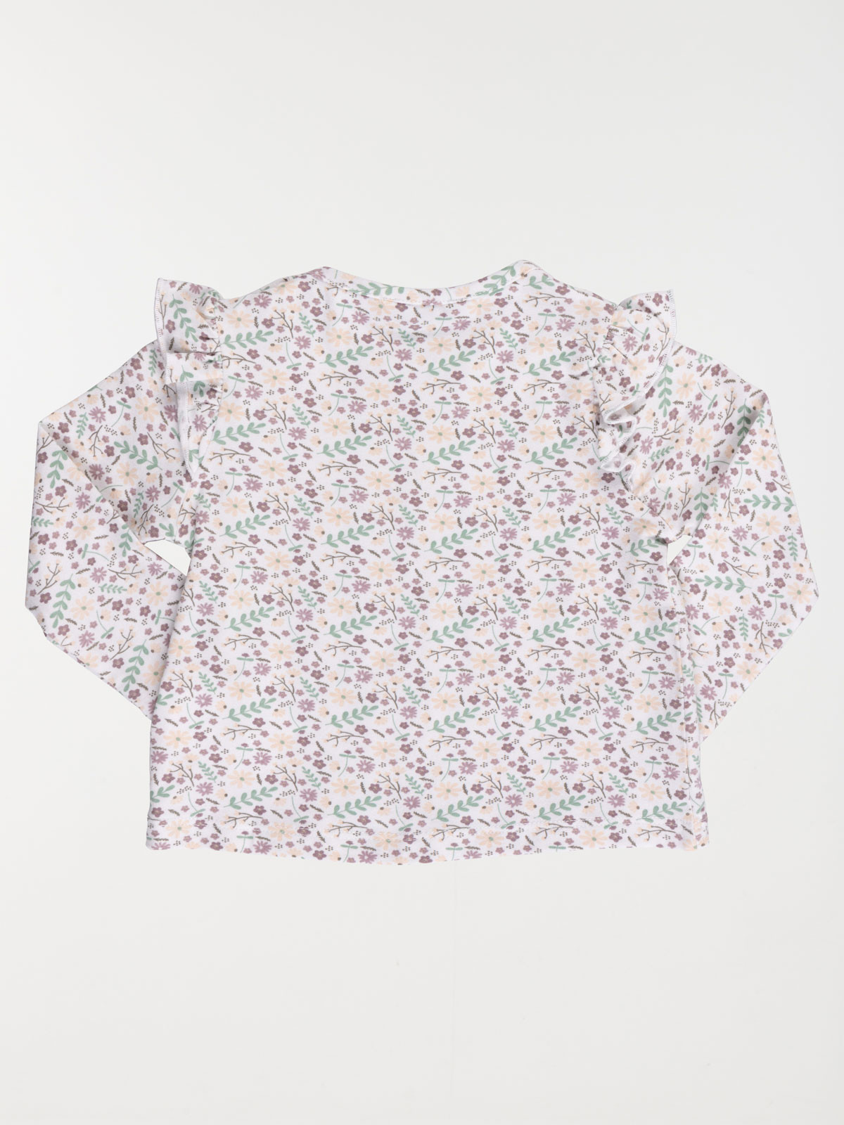 T-shirt volants épaules fille (3-36M) T-shirt volants épaules fille (3-36M)