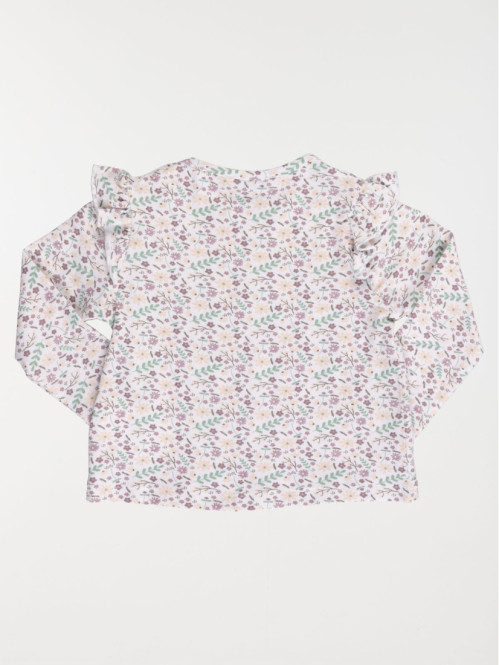 T-shirt volants épaules...