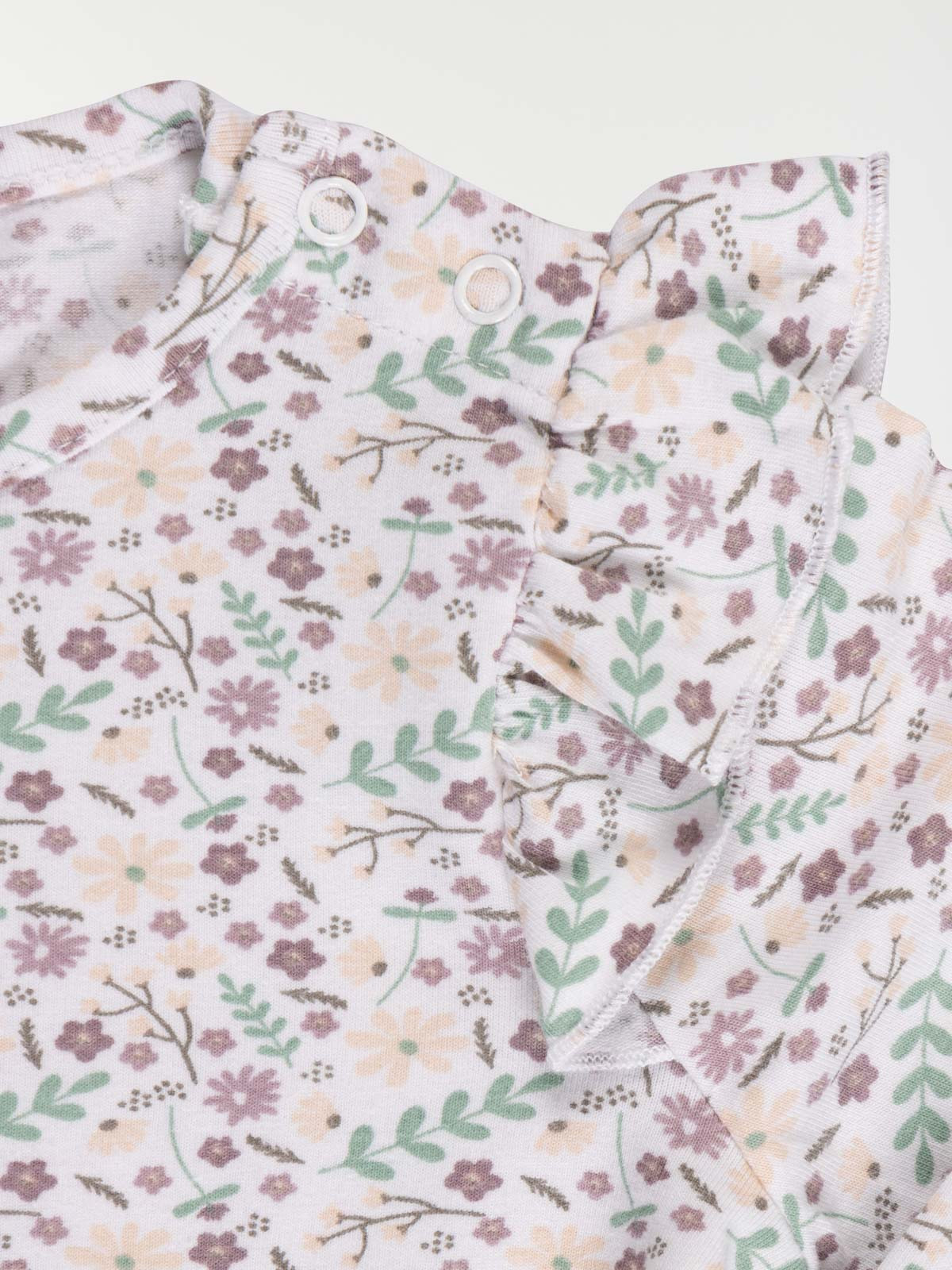 T-shirt volants épaules fille (3-36M) T-shirt volants épaules fille (3-36M)