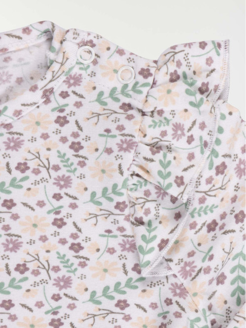 T-shirt volants épaules...