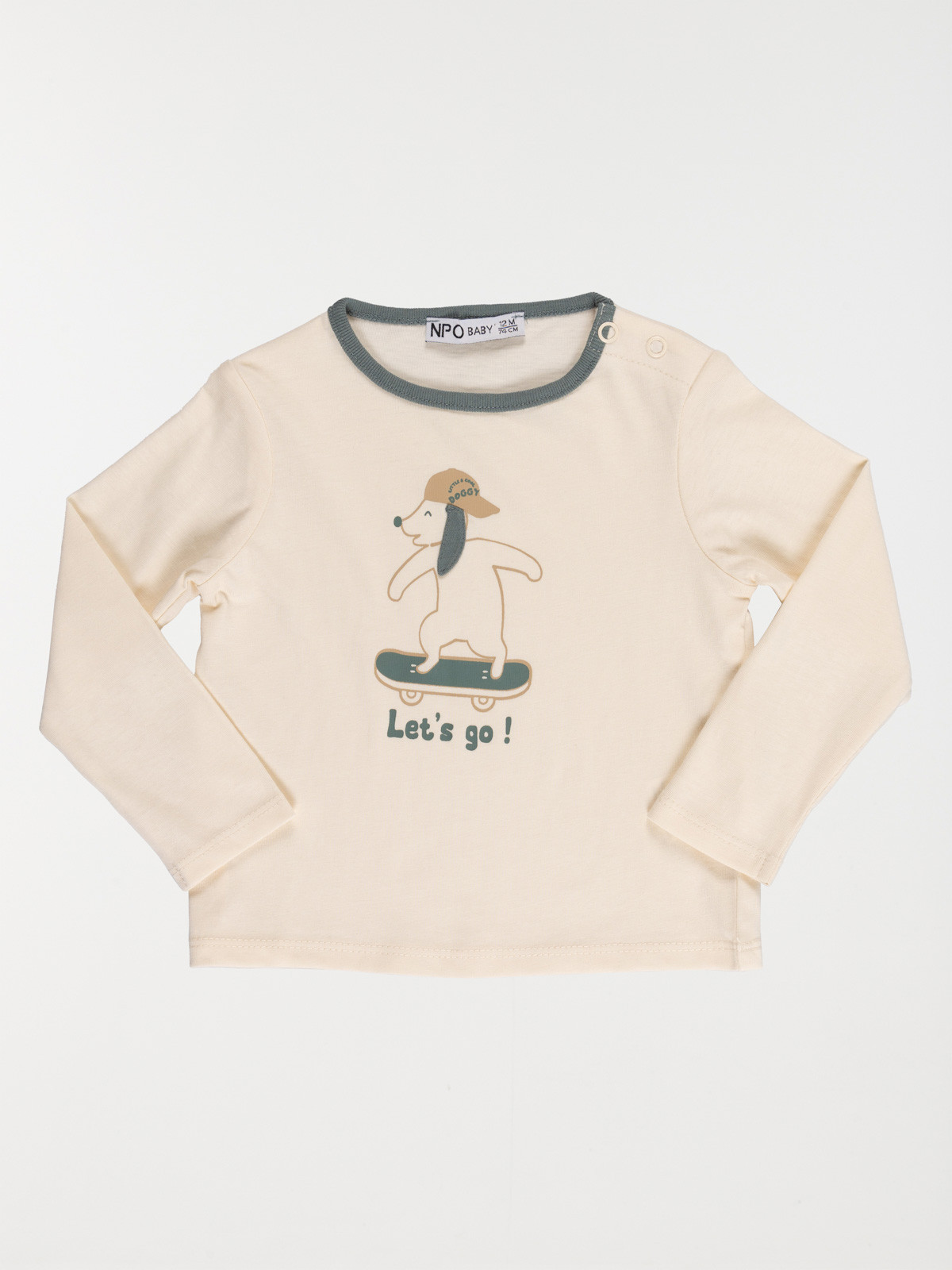 T-shirt chien skateur garçon (3-36M)