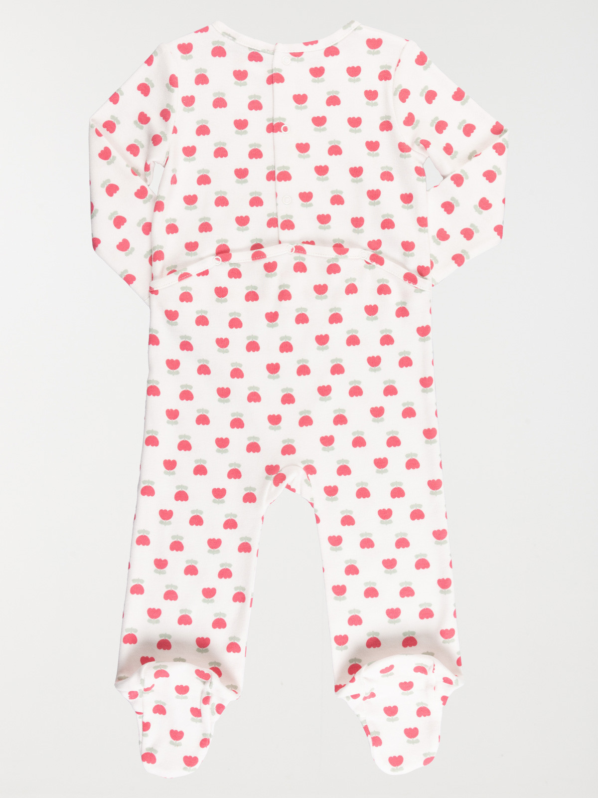 Dors-bien motif tulipe fille (3-24M)