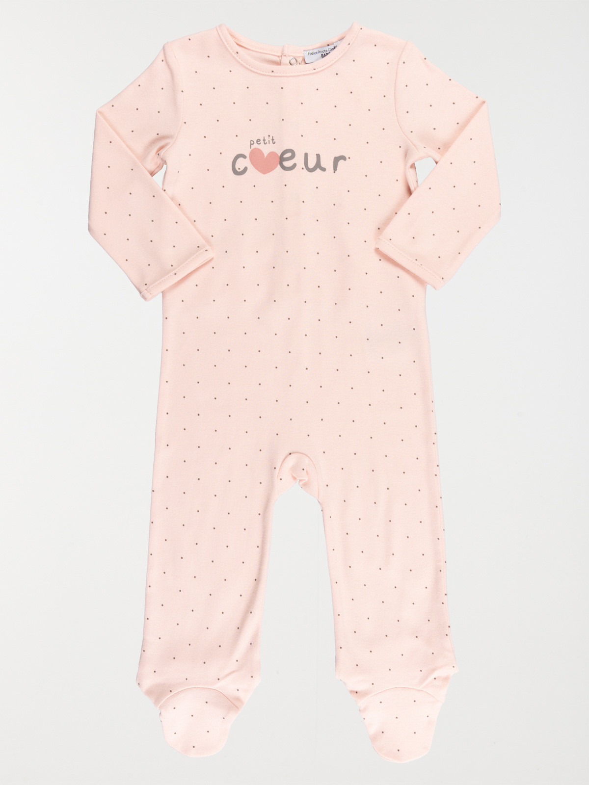 Dors-bien petit coeur fille (3-36M)