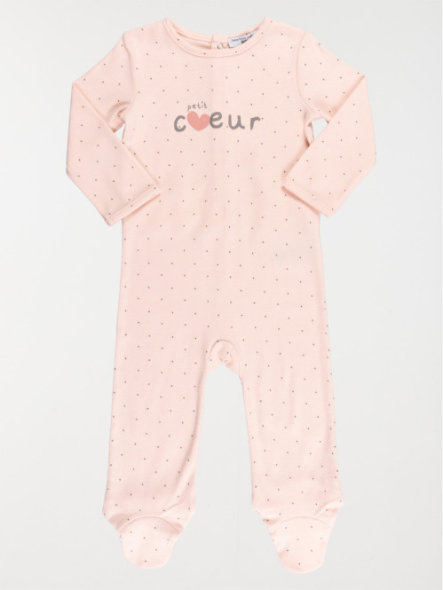 Dors-bien petit coeur fille (3-36M)