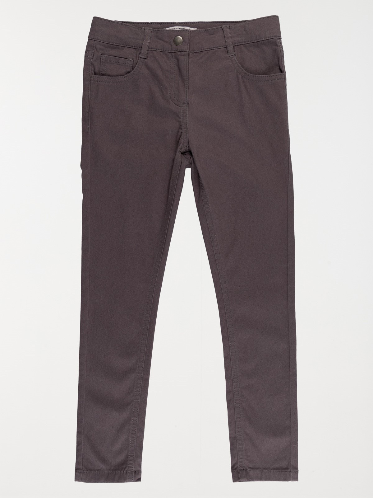 Pantalon gris violet fille (3-12A)