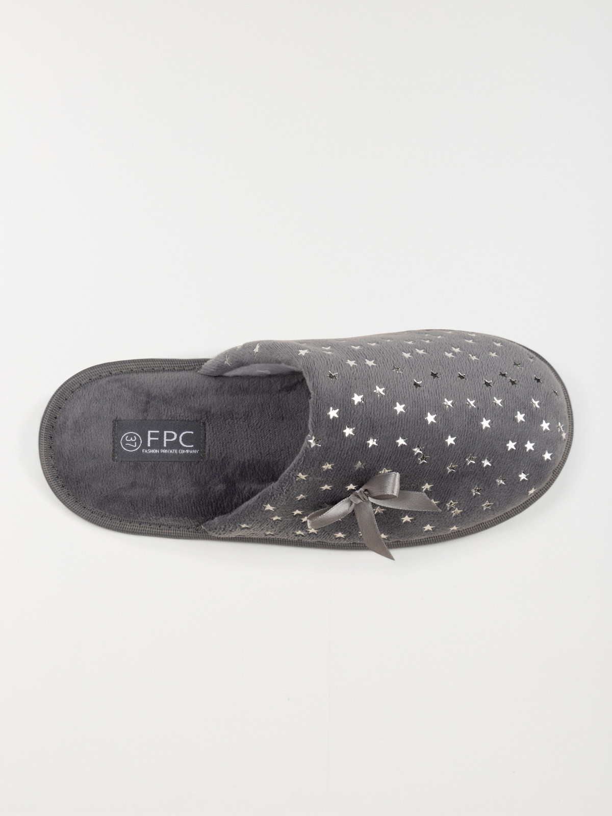 Chaussons étoiles argentés femme (36-41) Chaussons étoiles argentés femme (36-41)