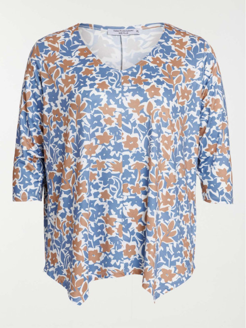 Tee-shirt fleuri grande...