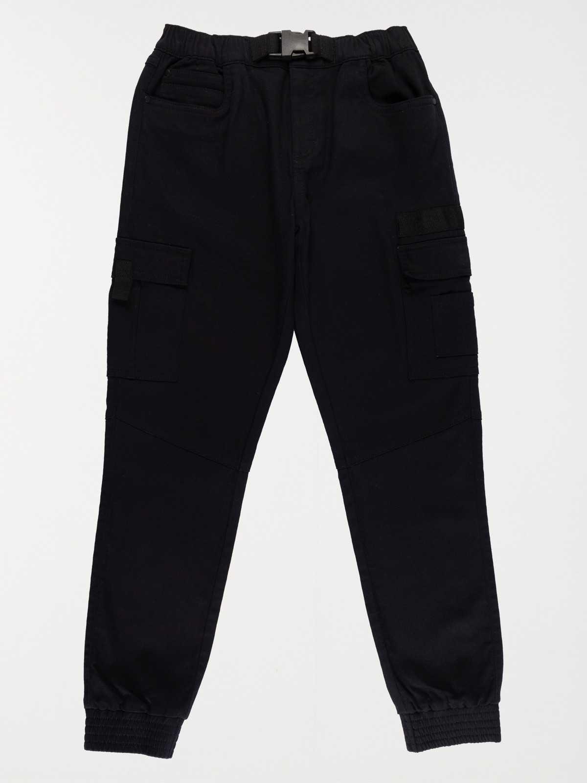 Pantalon noir cargo garçon (XXS-M)