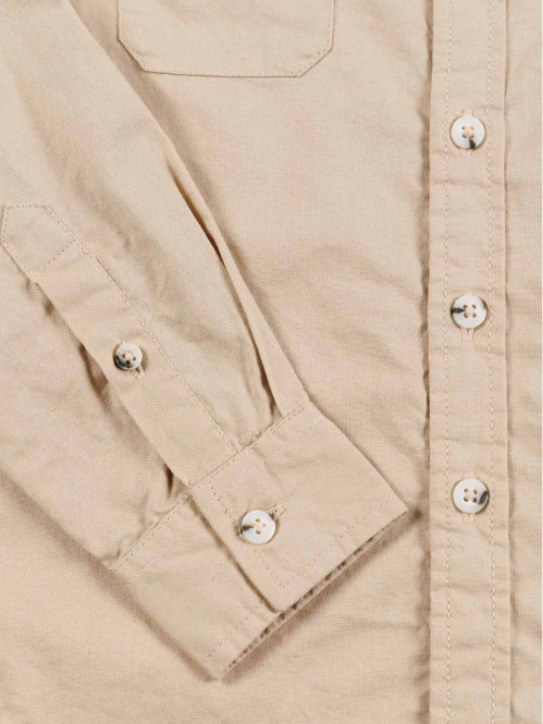 Chemise boutonnée sable garçon (3-12A) Chemise boutonnée sable garçon (3-12A)