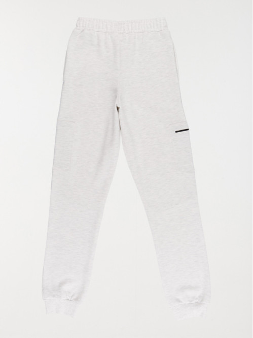 Jogging gris clair chiné garçon (3-12A)