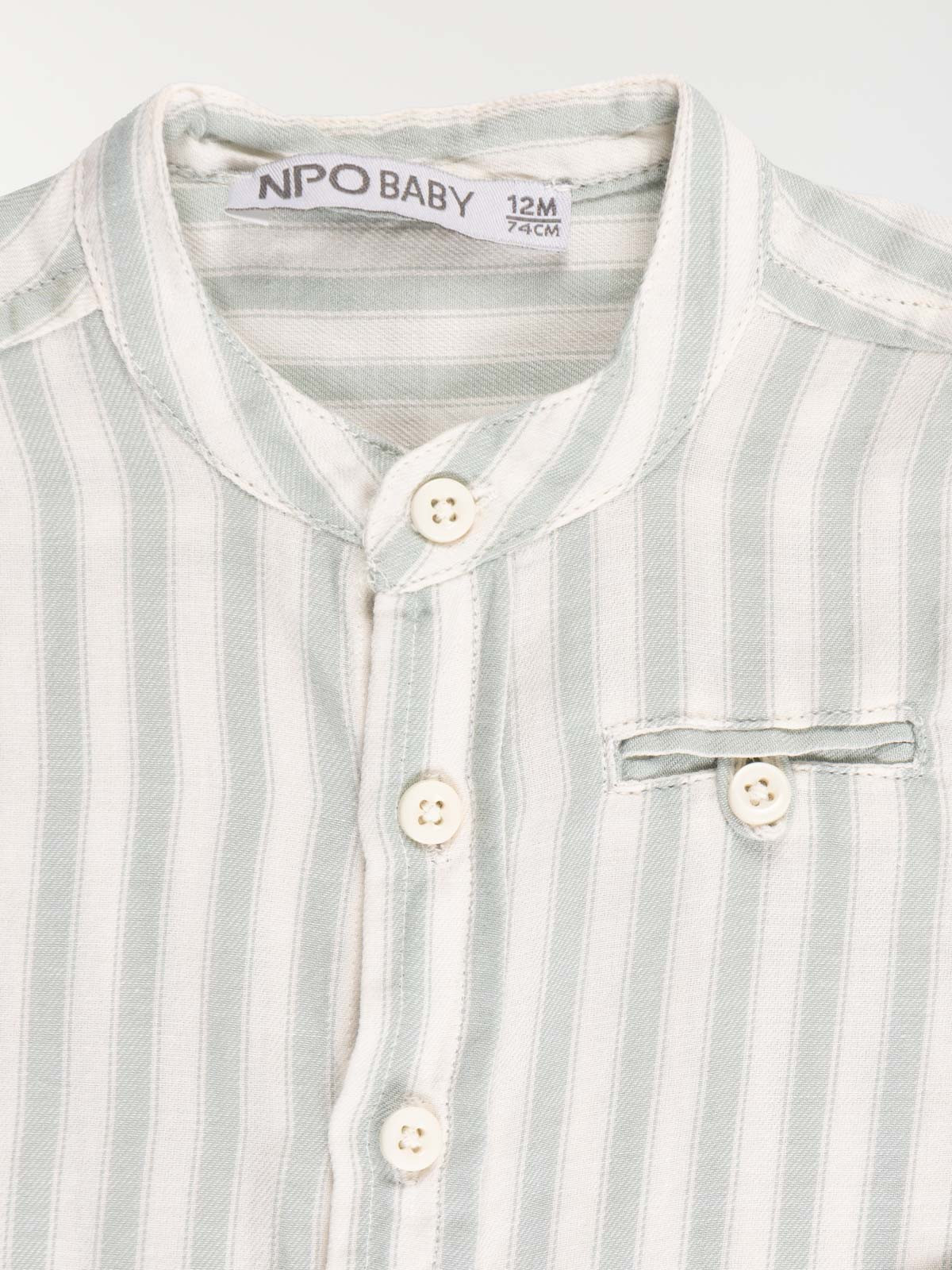 Chemise rayée garçon (6-36M) Chemise rayée garçon (6-36M)