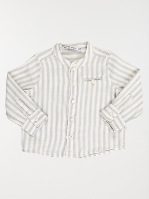 Chemise rayée garçon (6-36M)