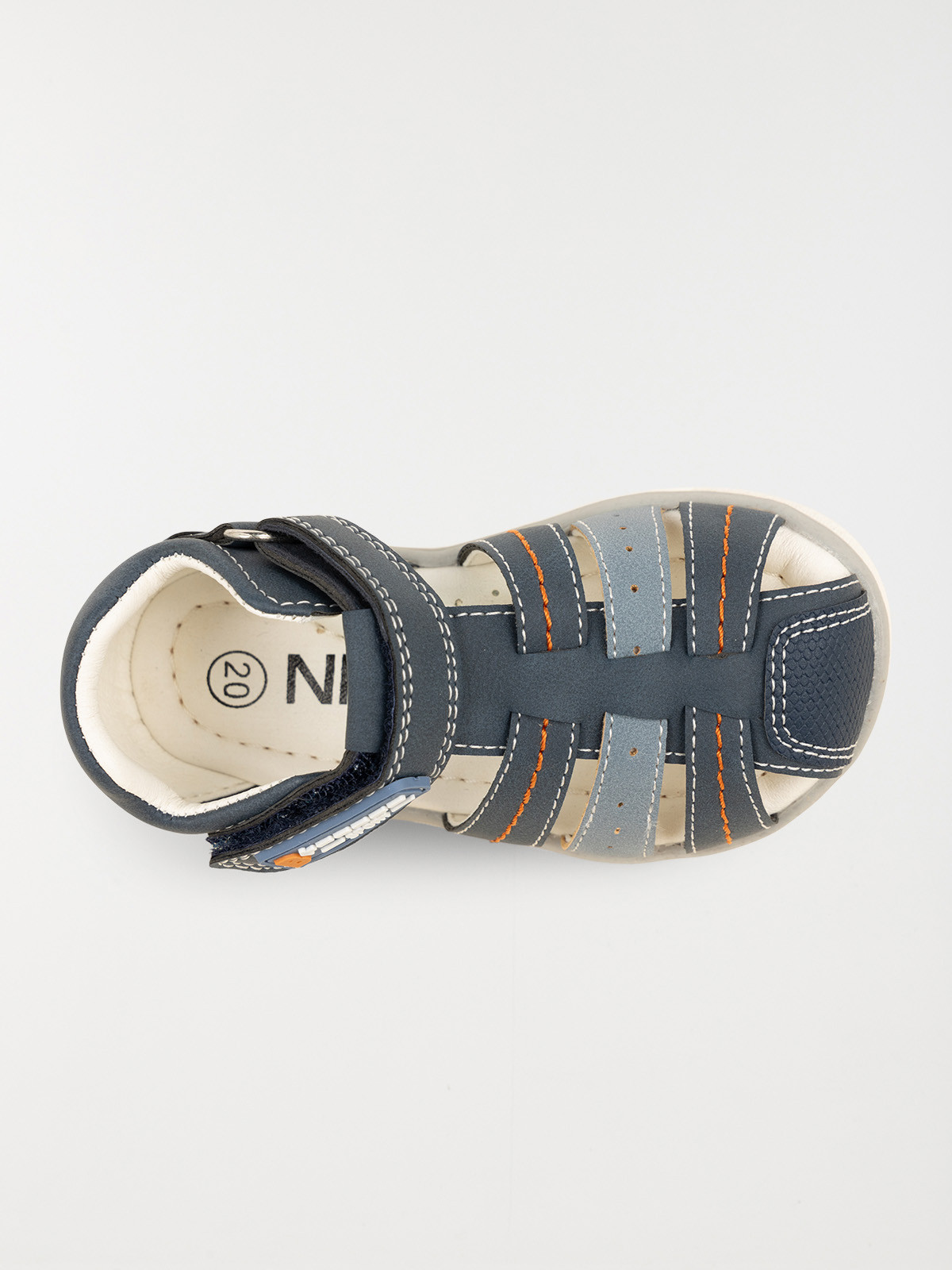 Sandales à scratchs navy garçon (20-23) Sandales à scratchs navy garçon (20-23)