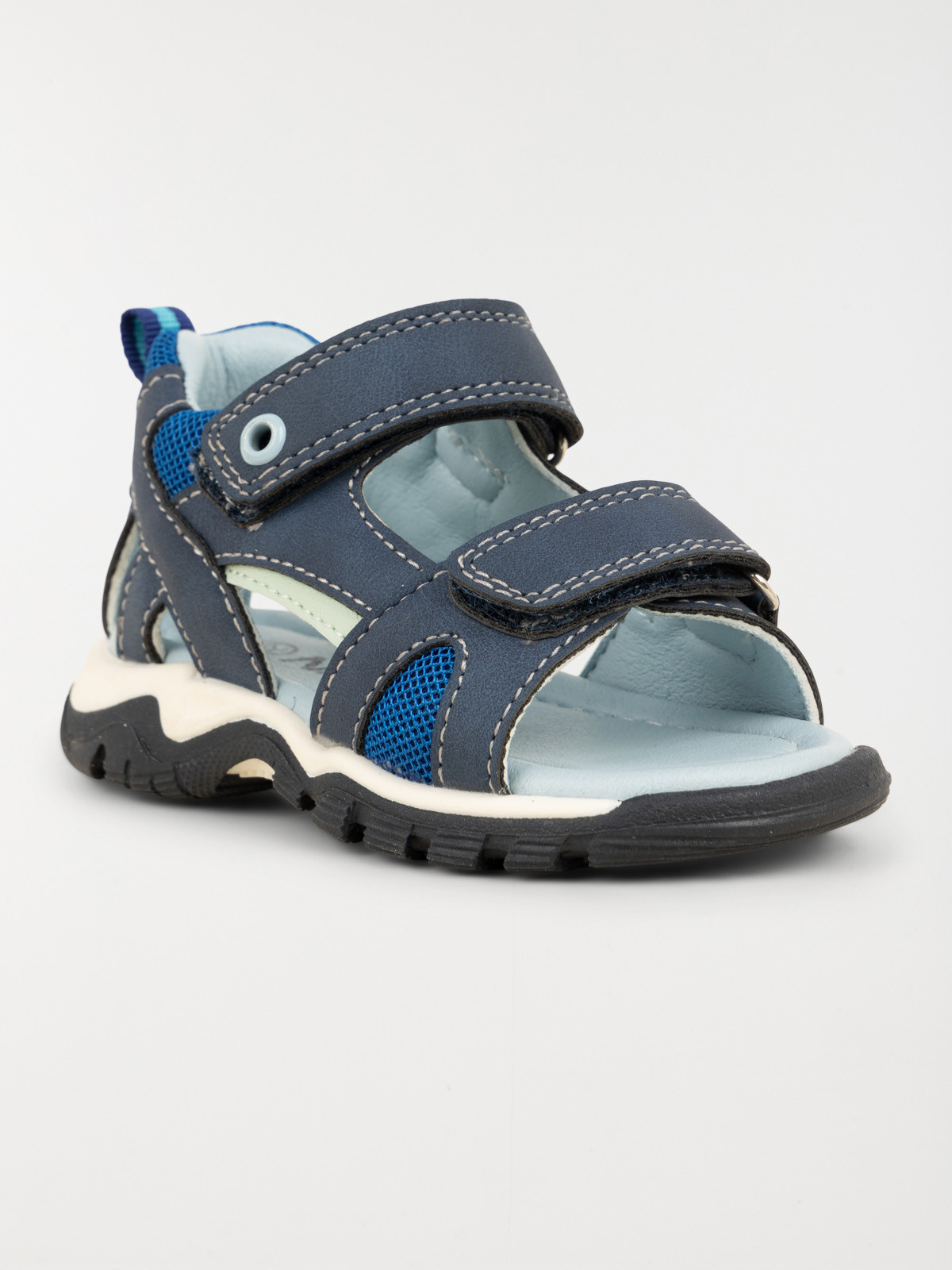 Sandales à scratchs navy garçon (19-23)