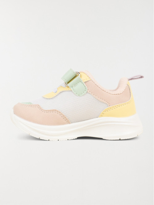 Baskets multicolores fille...