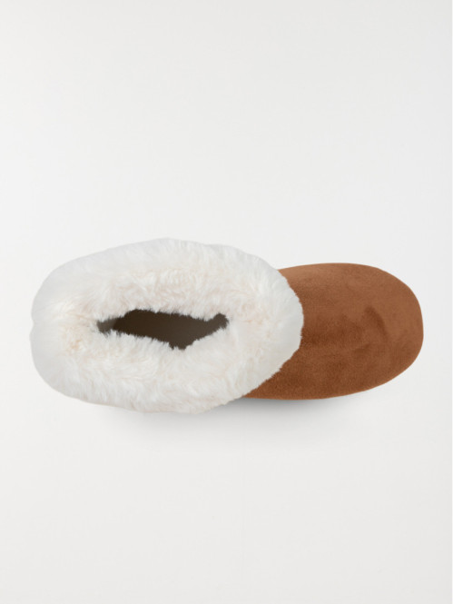 Chausson botte femme camel (36-41)
