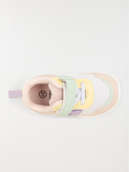 Baskets multicolores fille...