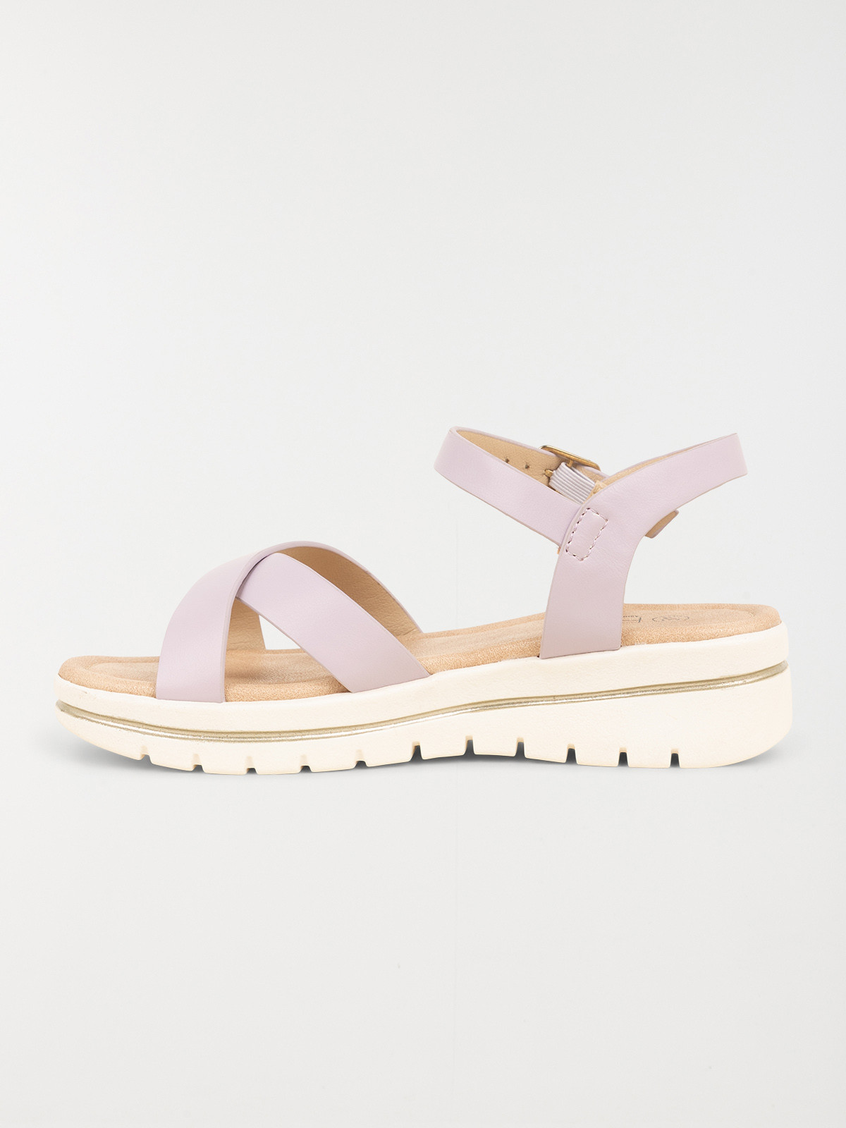 Sandales compensées lilas fille (31-36) Sandales compensées lilas fille (31-36)