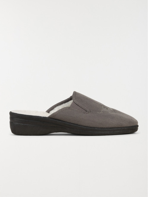 Chausson gris femme (36-41)
