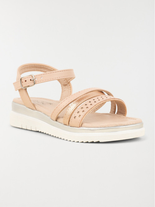 Sandales roses étoiles fille (31-36)