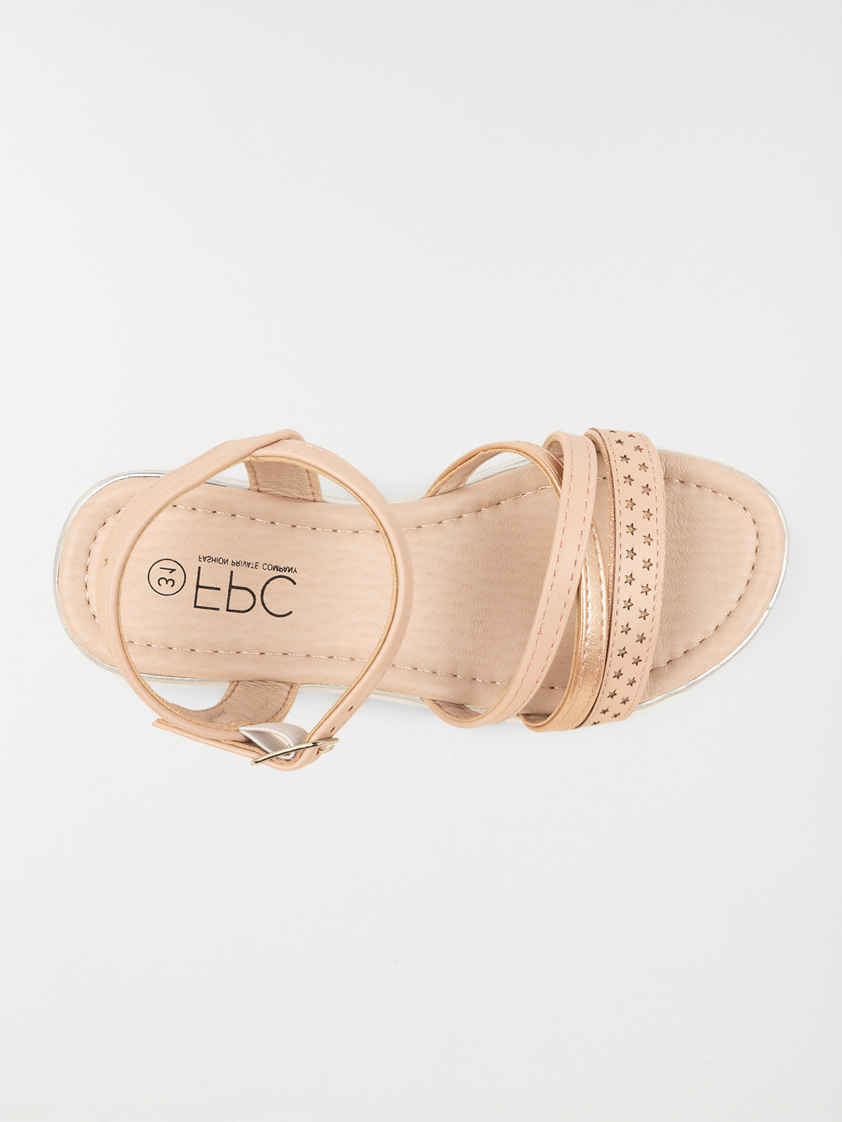 Sandales roses étoiles fille (31-36)