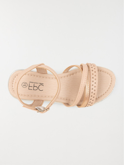 Sandales roses étoiles fille (31-36)