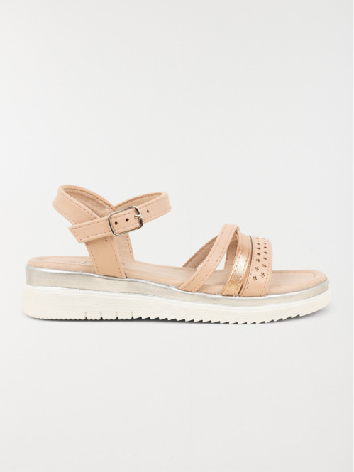 Sandales roses étoiles fille (31-36)