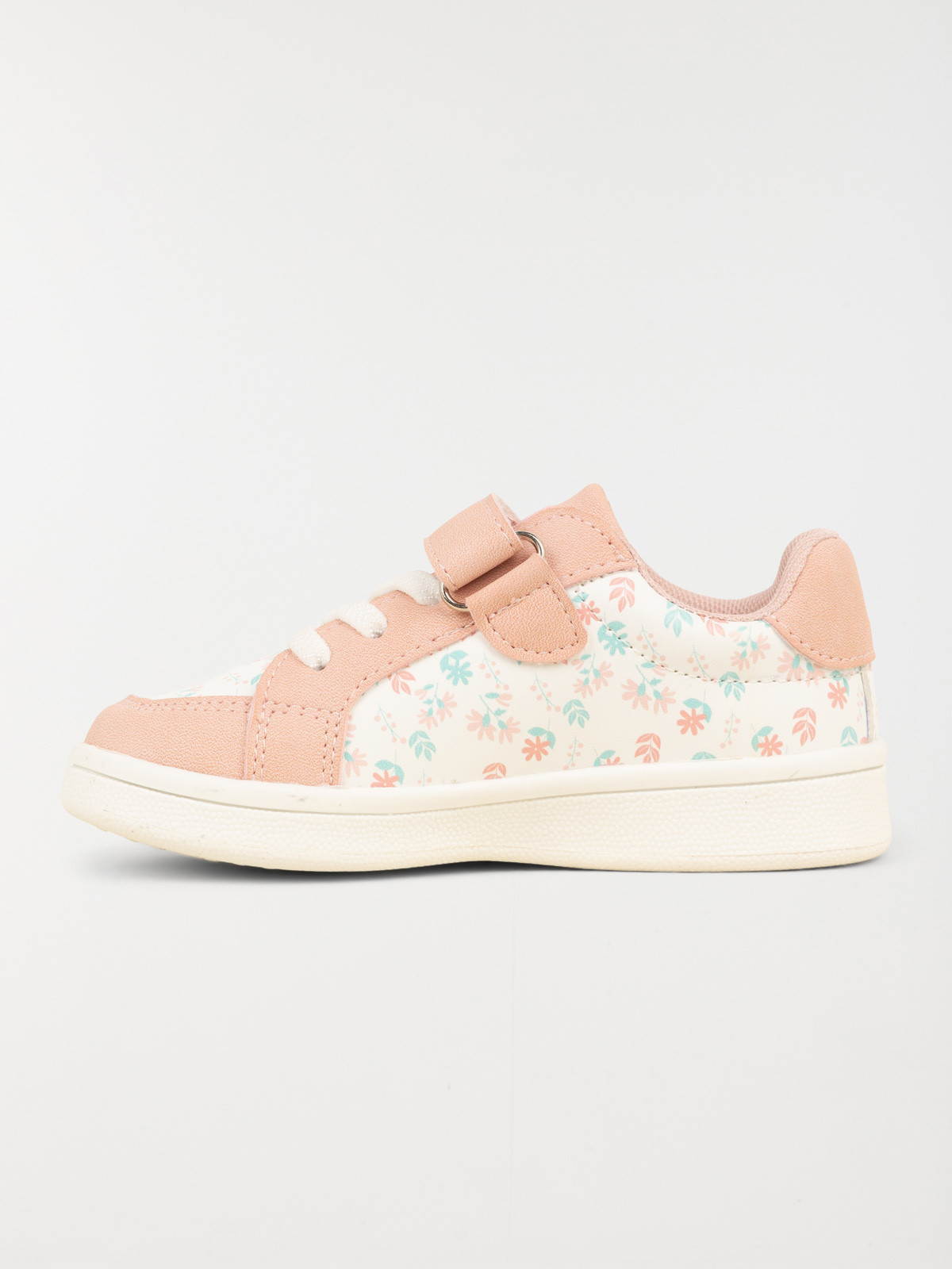 Baskets fleuries roses fille (24-30)