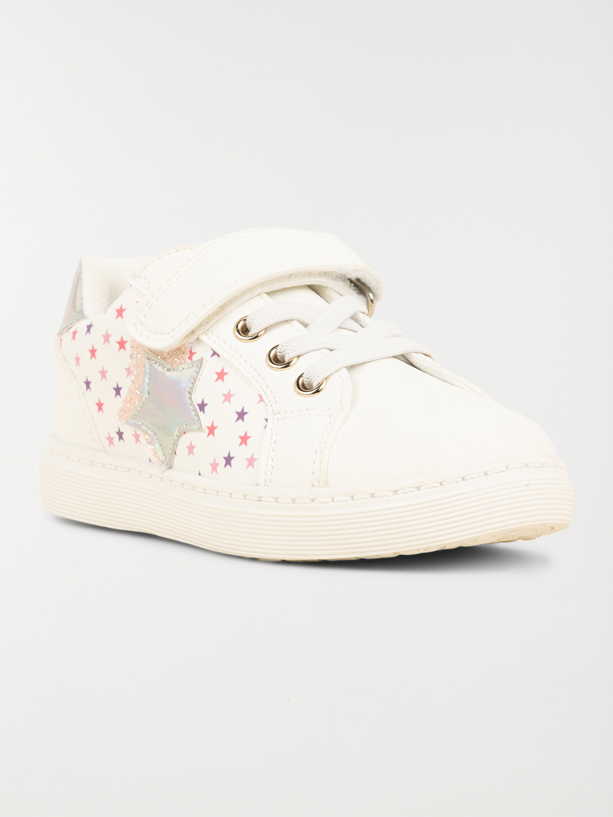 Baskets blanches étoiles fille (24-30) Baskets blanches étoiles fille (24-30)
