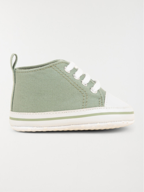Bottons lacets sauge fille (16-21)