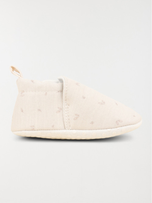 Bottons imprimés beige fille (16-21)