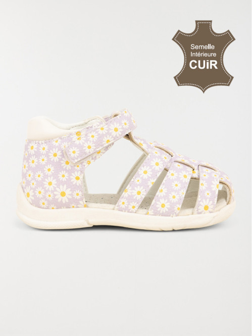 Sandales fleuries fille (18-23)