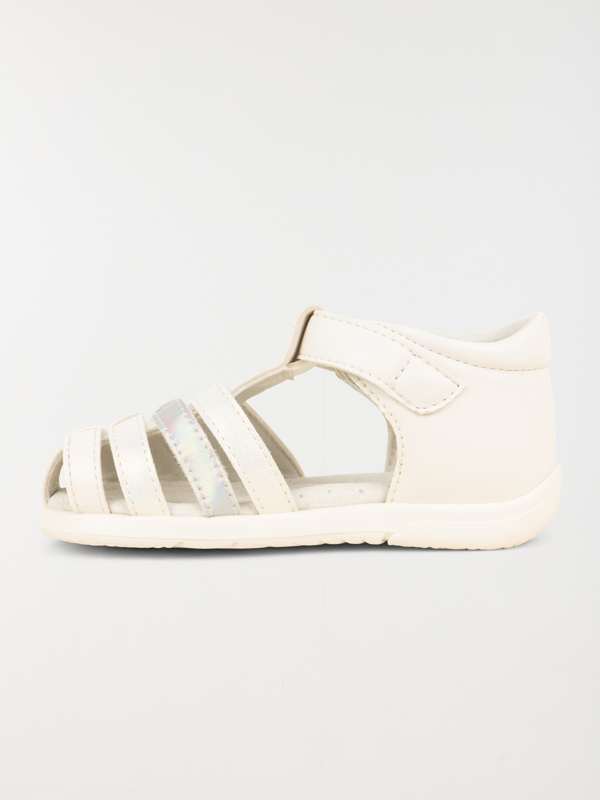 Sandales fermées blanches fille (18-23) Sandales fermées blanches fille (18-23)