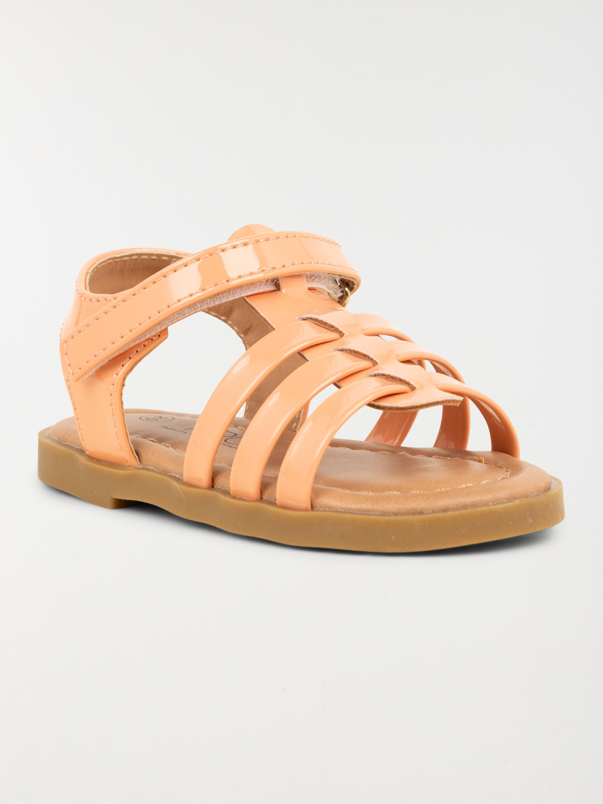 Sandales vernies oranges fille (19-23)