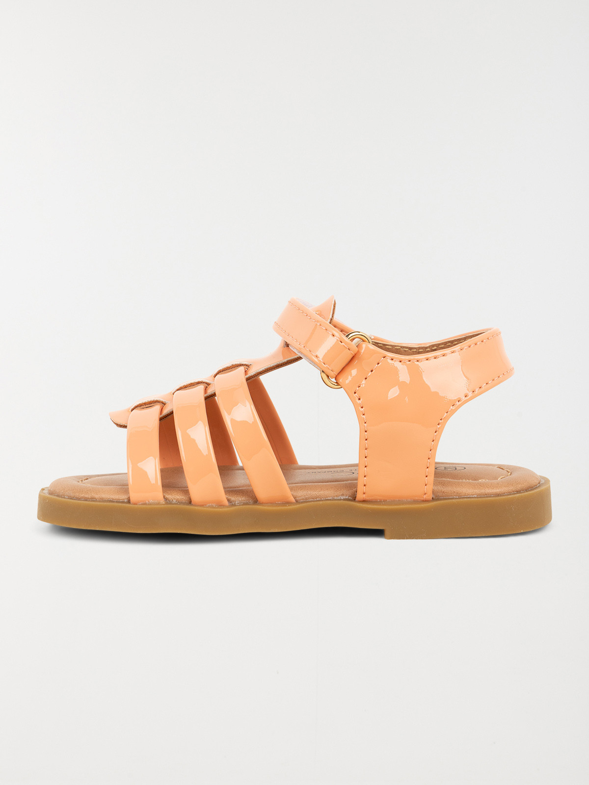 Sandales vernies oranges fille (19-23)
