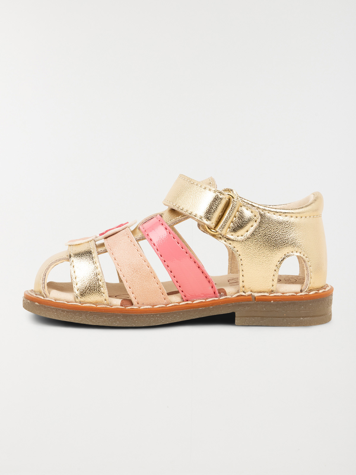 Sandales brides colorées fille (19-23) Sandales brides colorées fille (19-23)